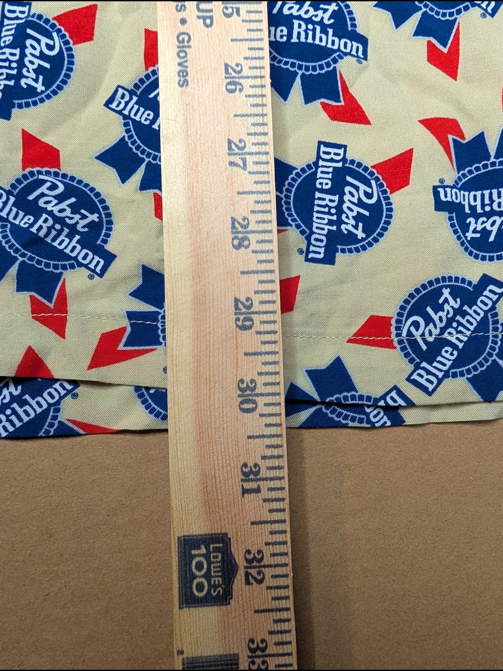Pabst Blue Ribbon Lightweight Button Up - Picture 3 of 5